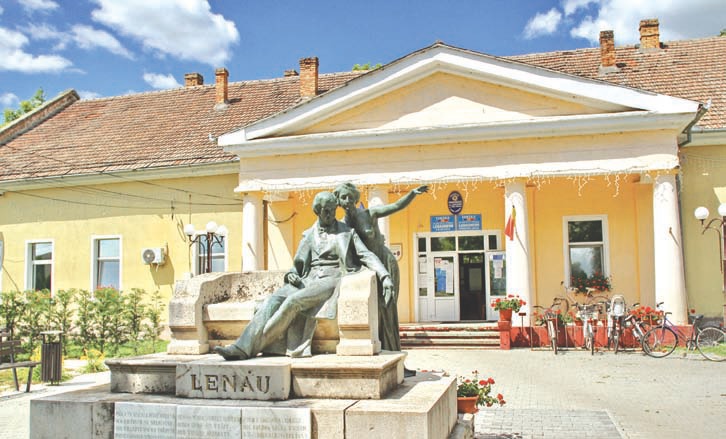 So zeigte sich das Lenau-Denkmal im Sommer 2021. Foto: Zoltán Pázmány